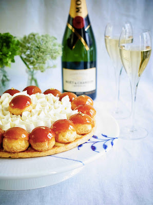 dessert de fêtes ,crème vanille , patisserie française , crème vanille