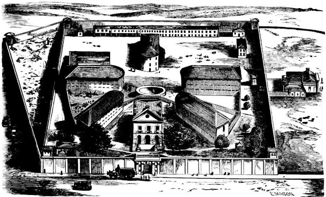 Bird's Eye View of Darlinghurst Prison 1866