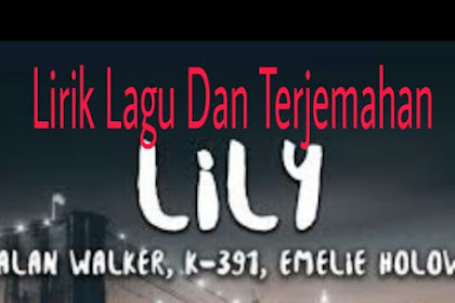 Lirik Lagu dan Terjemahan Lily - Alan Walker ft. K-391 & Emelie Hollow