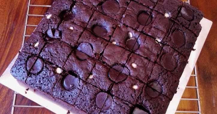 Resepi Brownies Triple Chocolate - CRV Tu