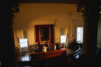 wedding ceremony at the Old State Capitol Building in Springfield IL