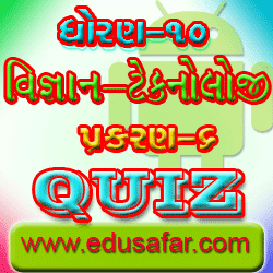 Std 10 science and technology chapter-6 Quiz 