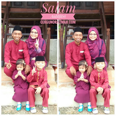 raya 2018, #inikanraya, gambar raya, tema maroon purple, baju raya tema maroon purple, baju raya sekeluarga, 