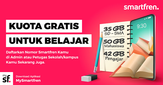 Belajar Online  Lancar Berkat Smartfren