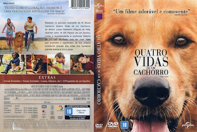 Filme Quatro Vidas De Um Cachorro (A Dog's Purpose) DVD Capa