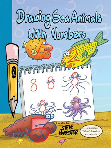 Drawing Animals With Numbers Drawing Sea Animals With Numbers