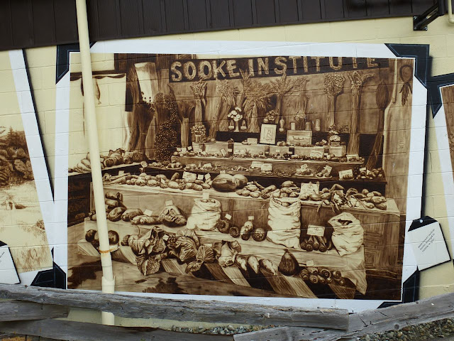 Sooke Agriculture Historium mural - fair exhibit