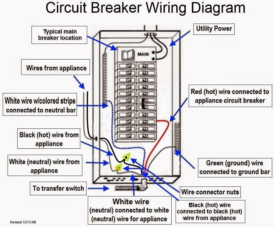 Electrical Engineering World: Circuit Breaker Wiring Diagram