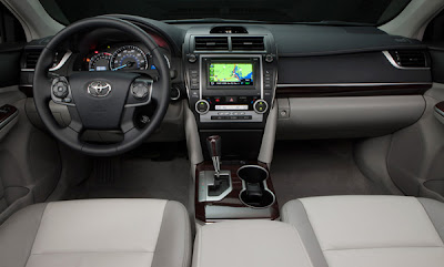 Interior of the Toyota Camry for 2012