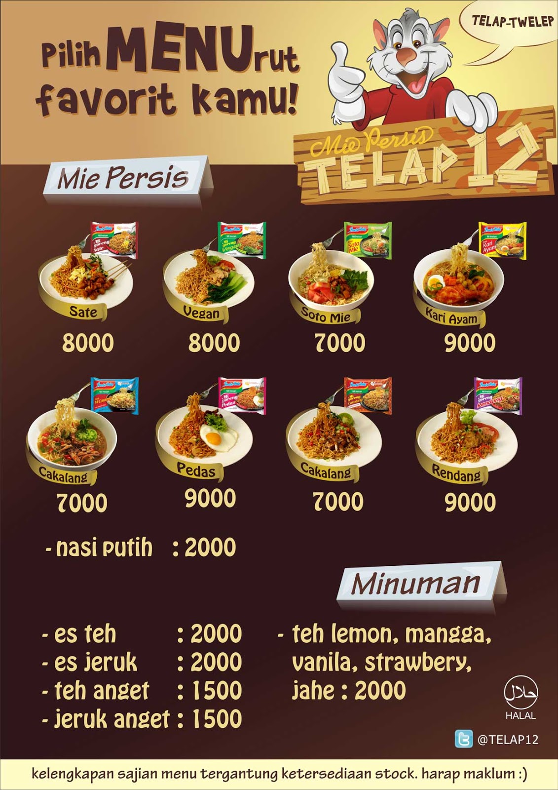 60 Contoh Desain Brosur Makanan ~ Ayeey.com