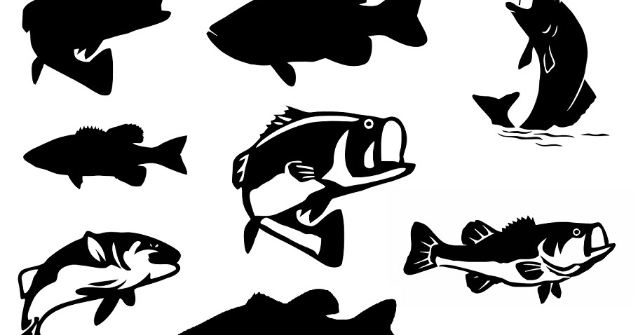 Download digitalfil: Fish svg,cut files,silhouette clipart,vinyl ...