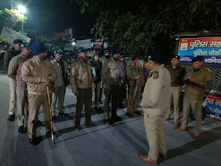 police verification in Muslim basti  Bhaniyawala