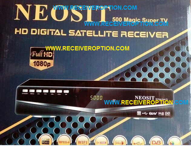 NEOSIT 500 MAGIC SUPER TV HD RECEIVER POWERVU KEY OPTION
