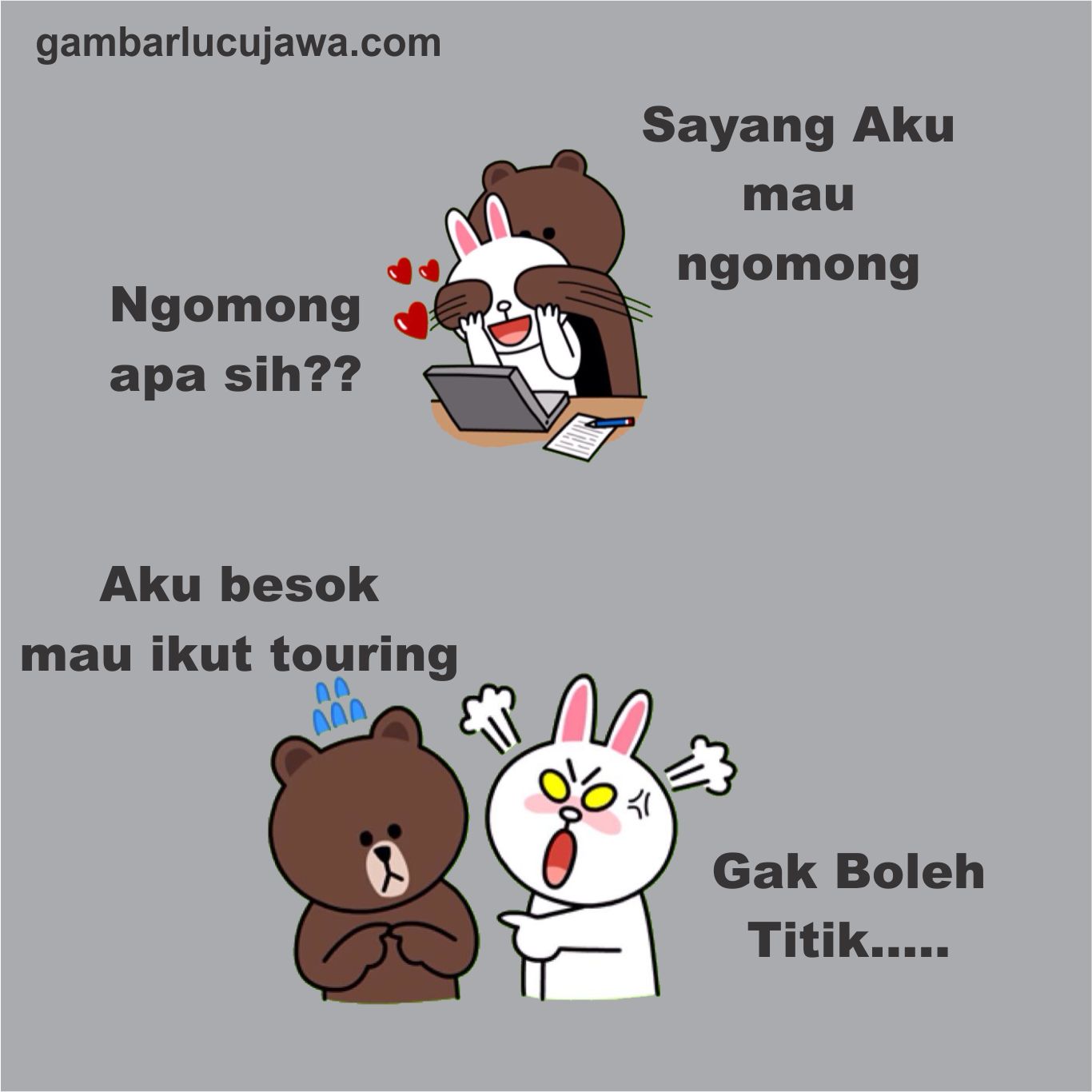 Gambar Kata Kata Lucu Buat Pacar Yang Marah Stok Gambar Lucu