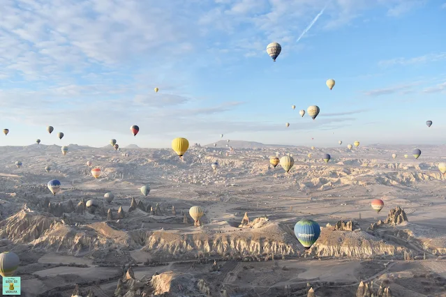Vuelo en globo en la Cappadocia