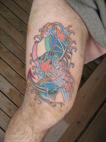 Navy Anchor Tattoos designs