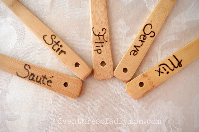 Wood Burned Wooden Spoons & Wood Burning Tips