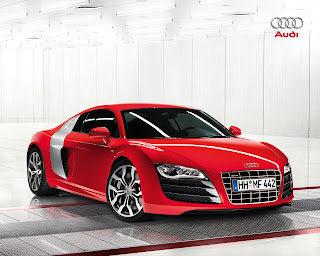 Audi R8 with V10 engine technology