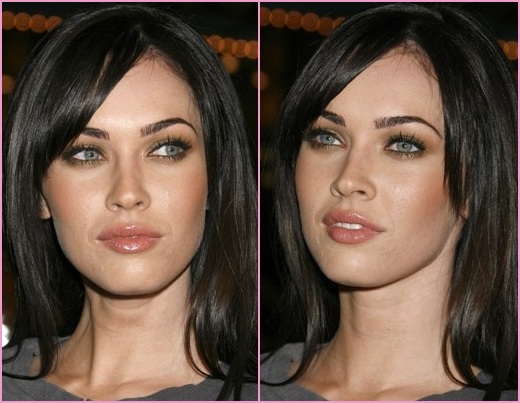 megan fox hair. megan fox hair color.