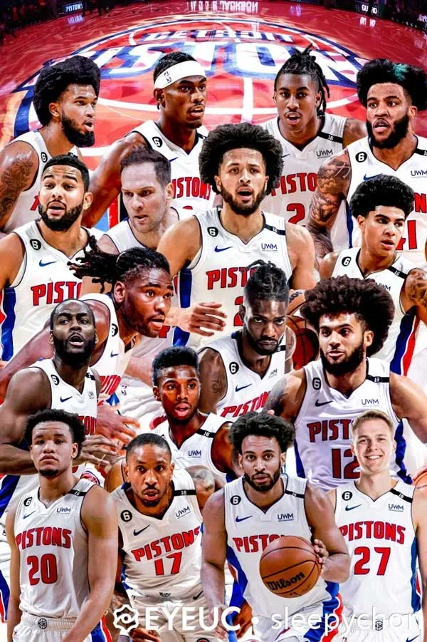 NBA 2K23 Detroit Pistons Portraits