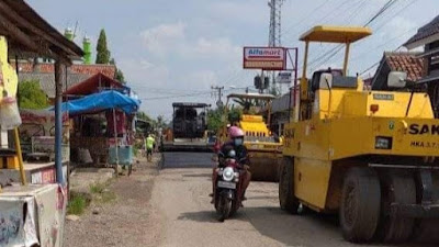 Proyek Jalan Susukan-Kaliwedi Cirebon Diduga Asal-asalan