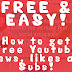 Free YouTube views and loves!