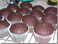 Sour Cream Chocolate Cupcakes