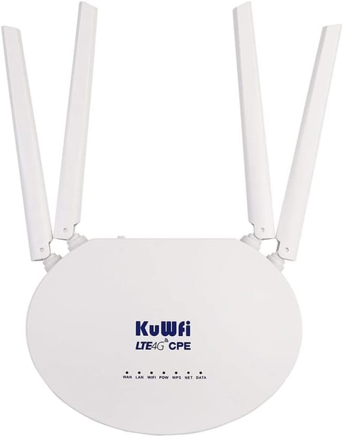 Review KuWFi CPE812US+Cat6  4G LTE Router