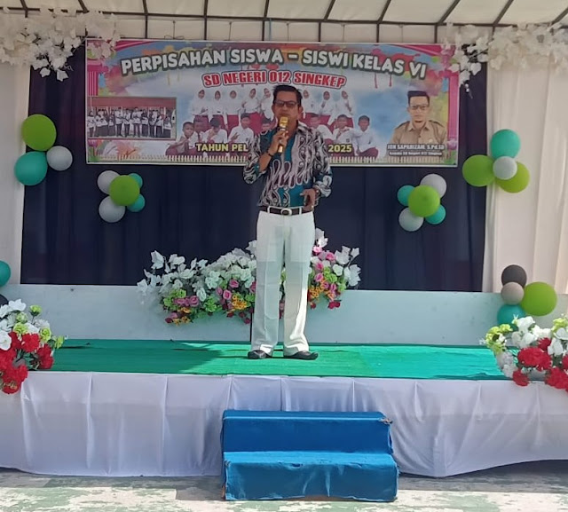 SD Negeri 012 Singkep Gelar Kegiatan Pelepasan Siswa - Siswi Kelas Vl