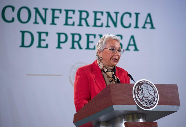 A nombre del Gobierno de México, la secretaria de Gobernación,  @M_OlgaSCordero  agradeció los deseos por el pronto restablecimiento del presidente  @lopezobrador_ , e informó que está en buena recuperación. Twitter