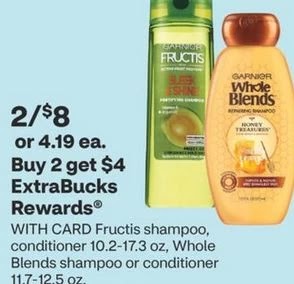 Garnier Fructis Garnier Fructis Shampoo CVS Deal