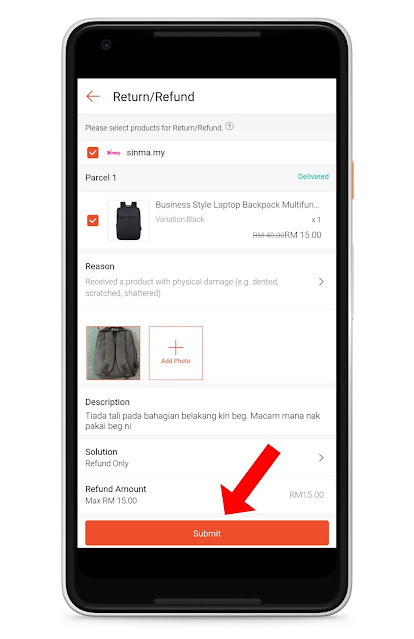 cara return dan refund barang shopee tahun 2020