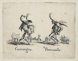 Personajes de la commedi dell´Arte de Jacques Callot