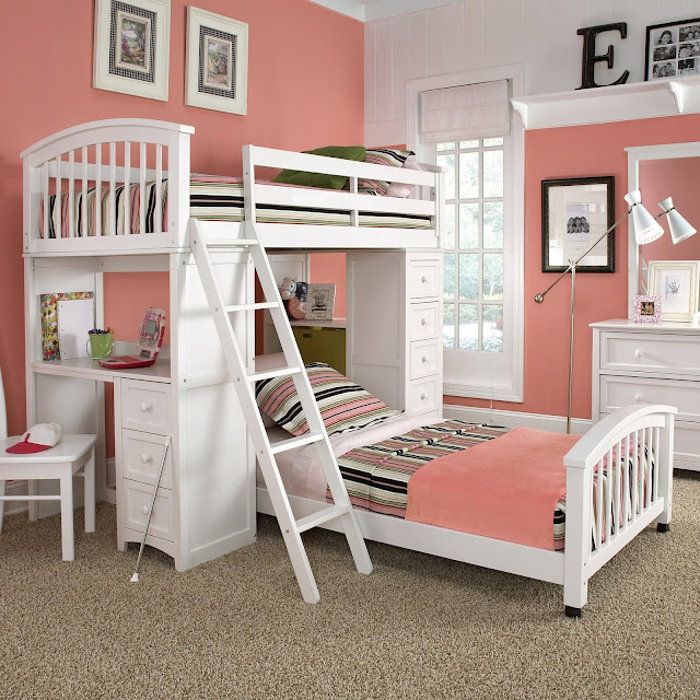 Girls Bedroom Ideas Loft Bed