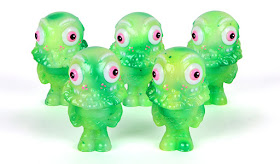 Green Camo Mister Melty Glow in the Dark Vinyl Figure by Buff Monster