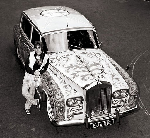 John Lennon's psychedelic limo on display A Rolls Royce 