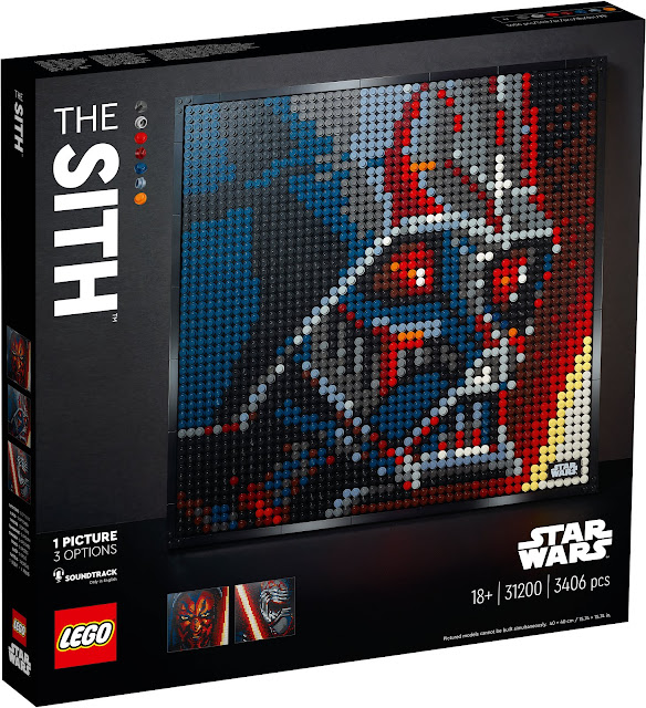 LEGO Art Series 31200 Star Wars the Sith Darth Vader