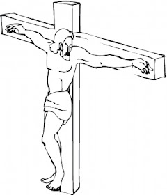 Jesus On The Cross Coloring Page