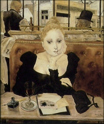  Foujita -Au café,1949  