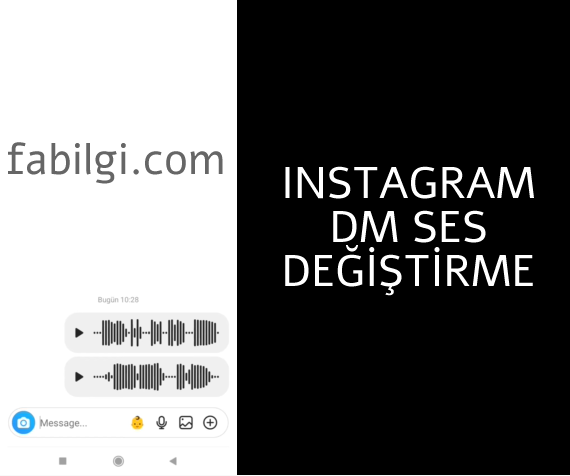 Instagram DM Sesi Değiştirme Uygulaması İndir Android