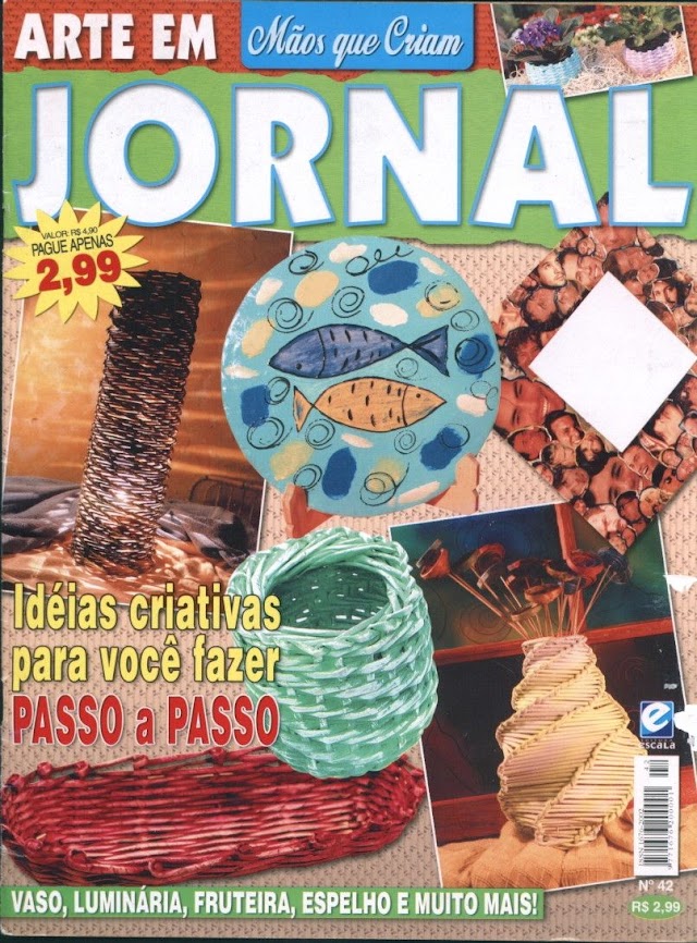 Mão Que Criam N°42 Arte Em Jornal