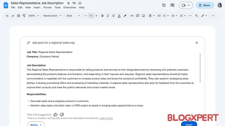 Ayudarme a escribir Google Docs