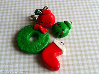 Kawaii Christmas set Charms