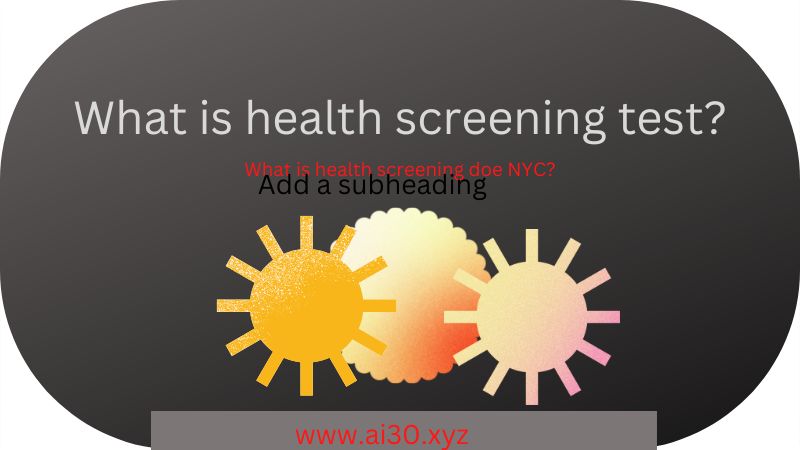 What is health screening doe NYC?