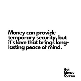 love quotes money