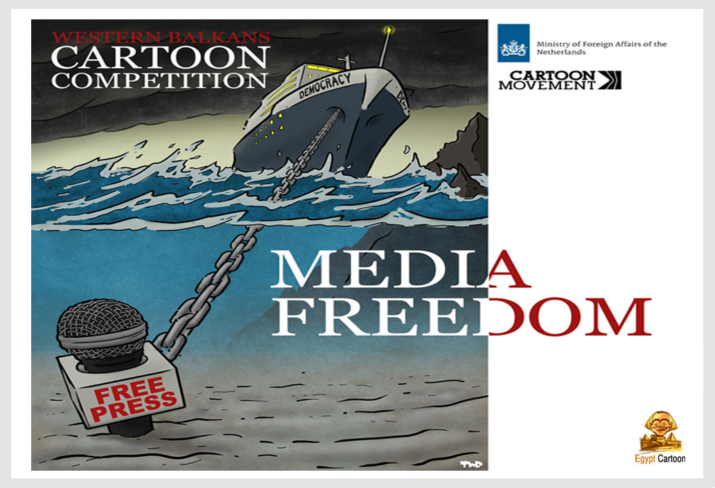 Media freedom cartoon competition in Western Balkans