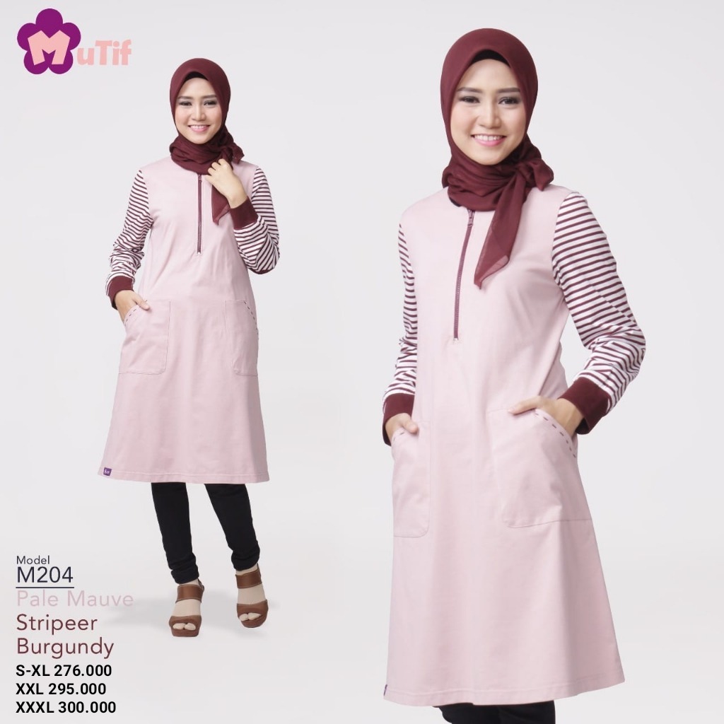  BAJU MUSLIM PROMO BLOUSE MUTIF M 204