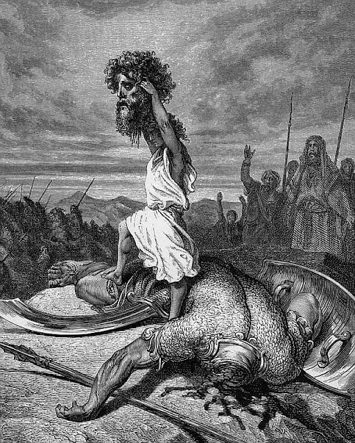 David vence Golias, Gustave Doré