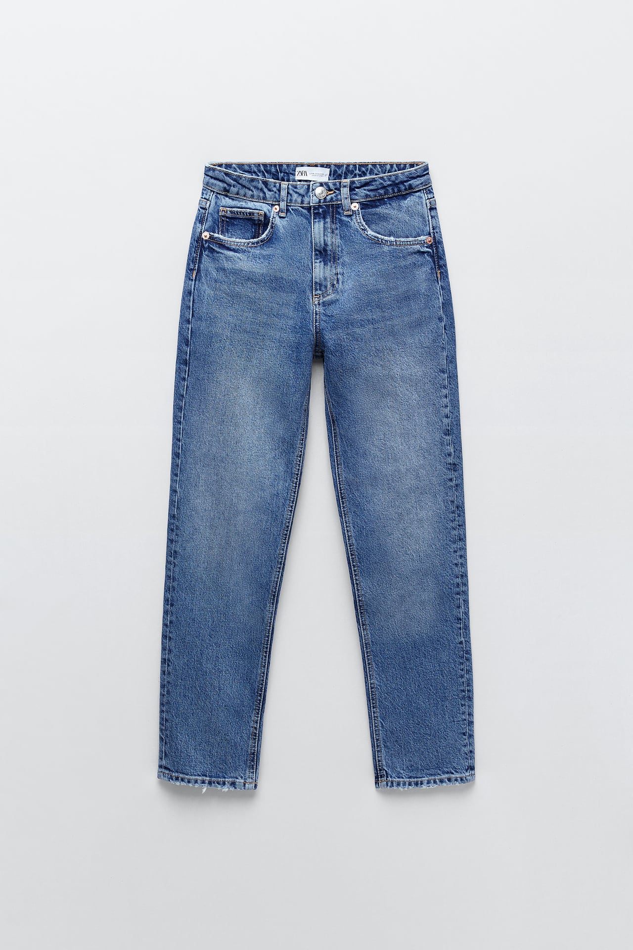 zara slim fit hi rise jeans