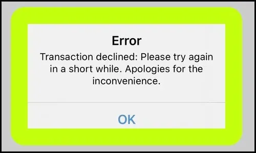 Fix Venmo App Transaction Decline: Please Try Again in a Short While Problem Solved